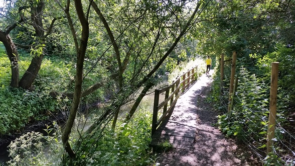 Footpath beside Bedale Beck